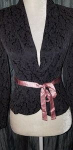 Xoxo Black Fancy Detail Blazer